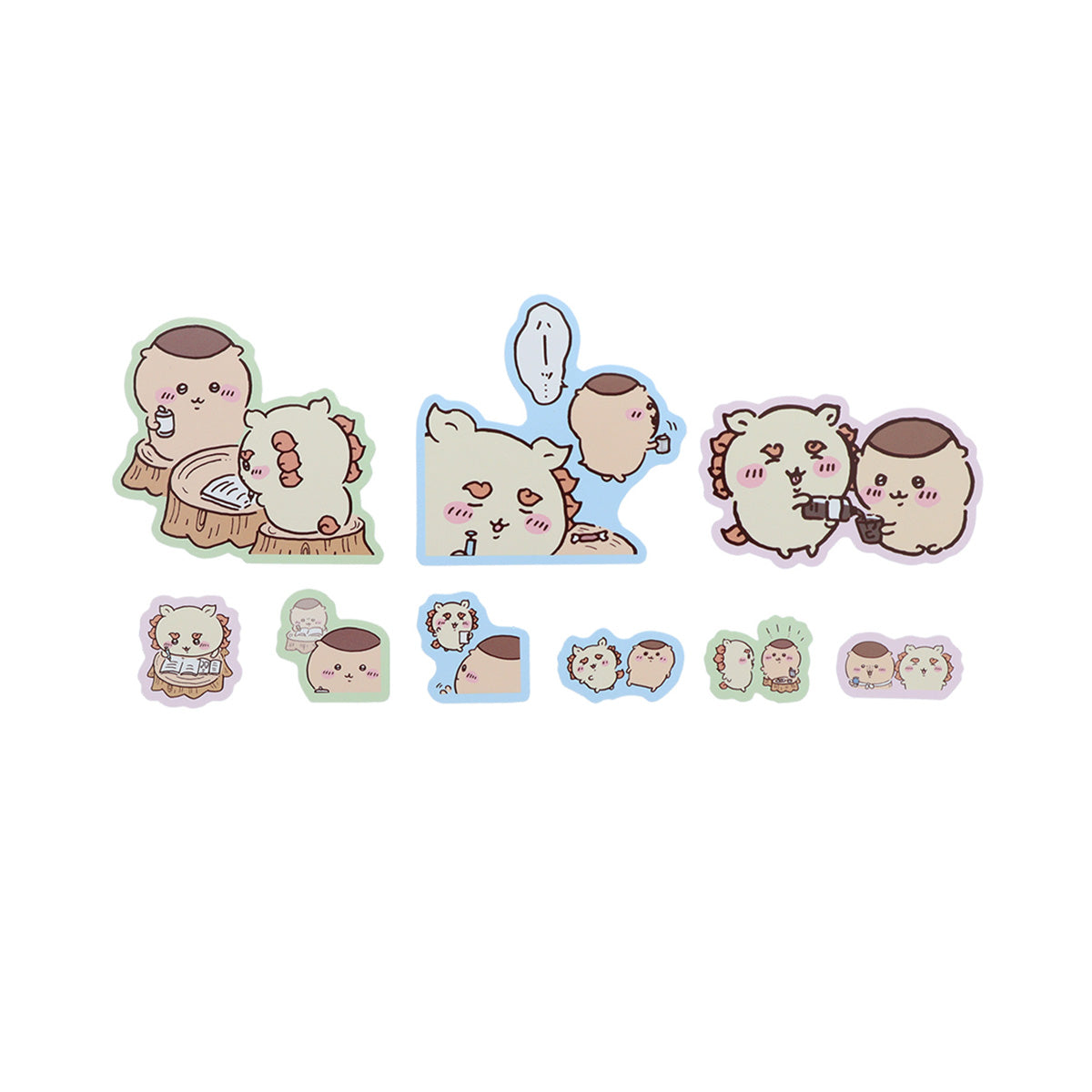 吉伊卡哇 拼图贴纸（栗子馒头×狮萨）