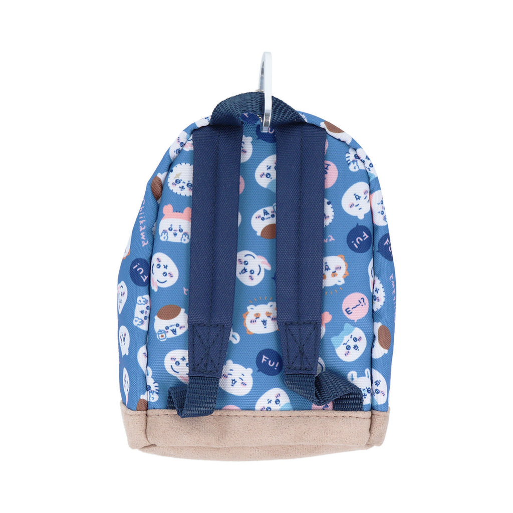 Chiikawa Pen Case BACKPACK Bottom Suede OD28 (Blue)