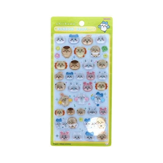 Chiikawa Bon Bon Drop Stickers (Everyone, Smiling)