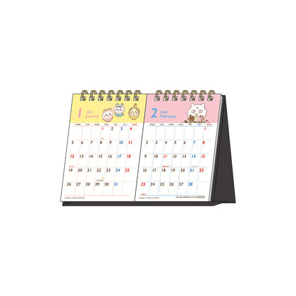 Chiikawa Desk Calendar 2026 2 Months