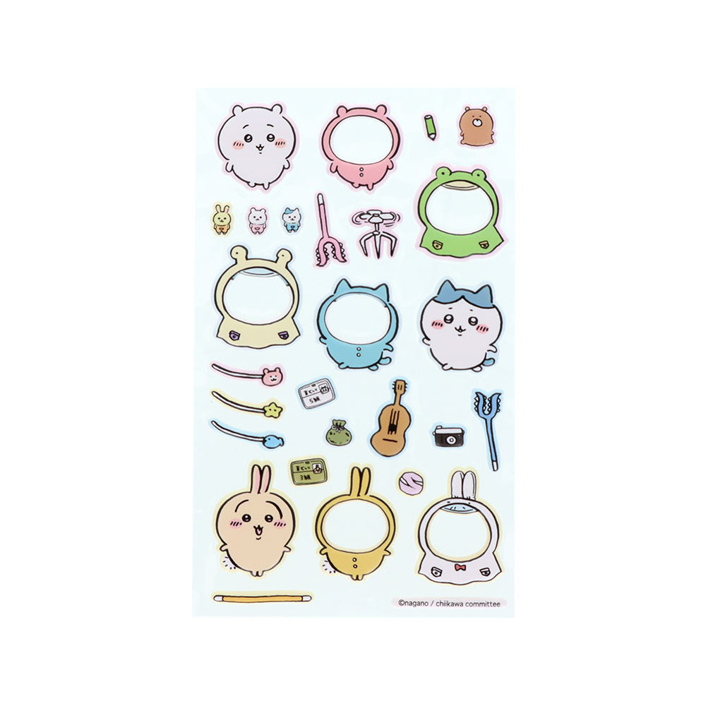 Chiikawa Transformation Dress-up Sticker (Yellow)