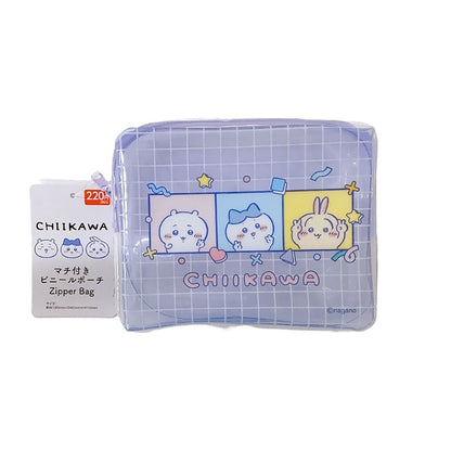 ちいかわ マチ付きビニールポーチ【クレジットカード決済限定商品】