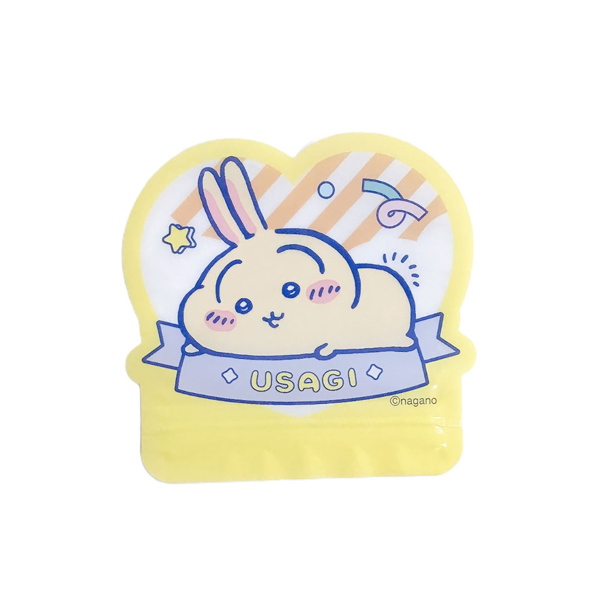 Chiikawa Die-cut Zipper Bag 3P (Usagi) | Chiikawa Market Official
