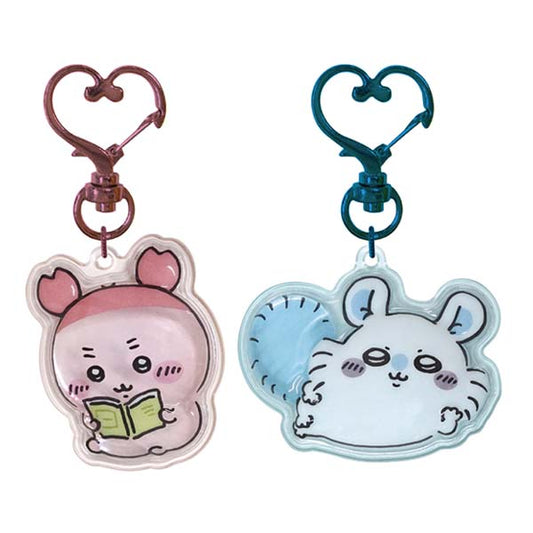 Chiikawa Puffy 3D Pair Keychain (Furuhonya & Momonga)