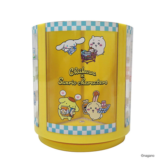 치이카와 × 산리오 캐릭터즈 회전 펜 꽂이 (옐로우)