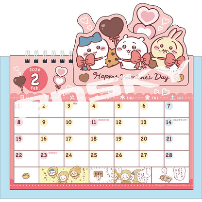 ちいかわ 2026年 ポップアップ卓上カレンダー