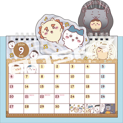 ちいかわ 2026年 ポップアップ卓上カレンダー