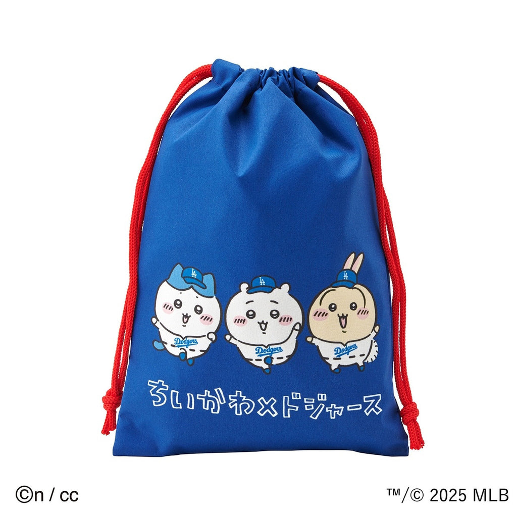 ちいかわ×MLB TOKYO SERIES 巾着（ドジャース）