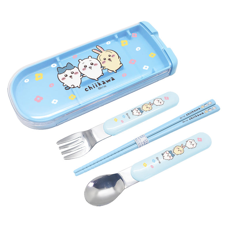 Chiikawa Anime "Chiikawa" Slide Lid Trio Set (Flower)