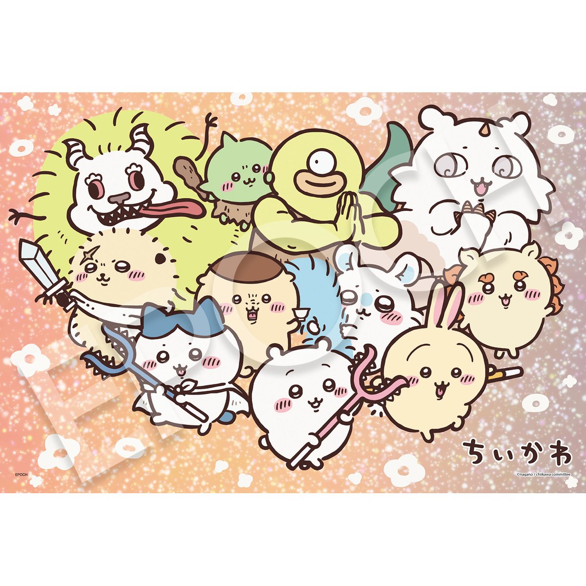 Chiikawa Anime "Chiikawa" 100 Large Piece Puzzle (Gathering)