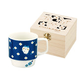 Chiikawa Flower Garden Wooden Boxed Mug (Hachiware)