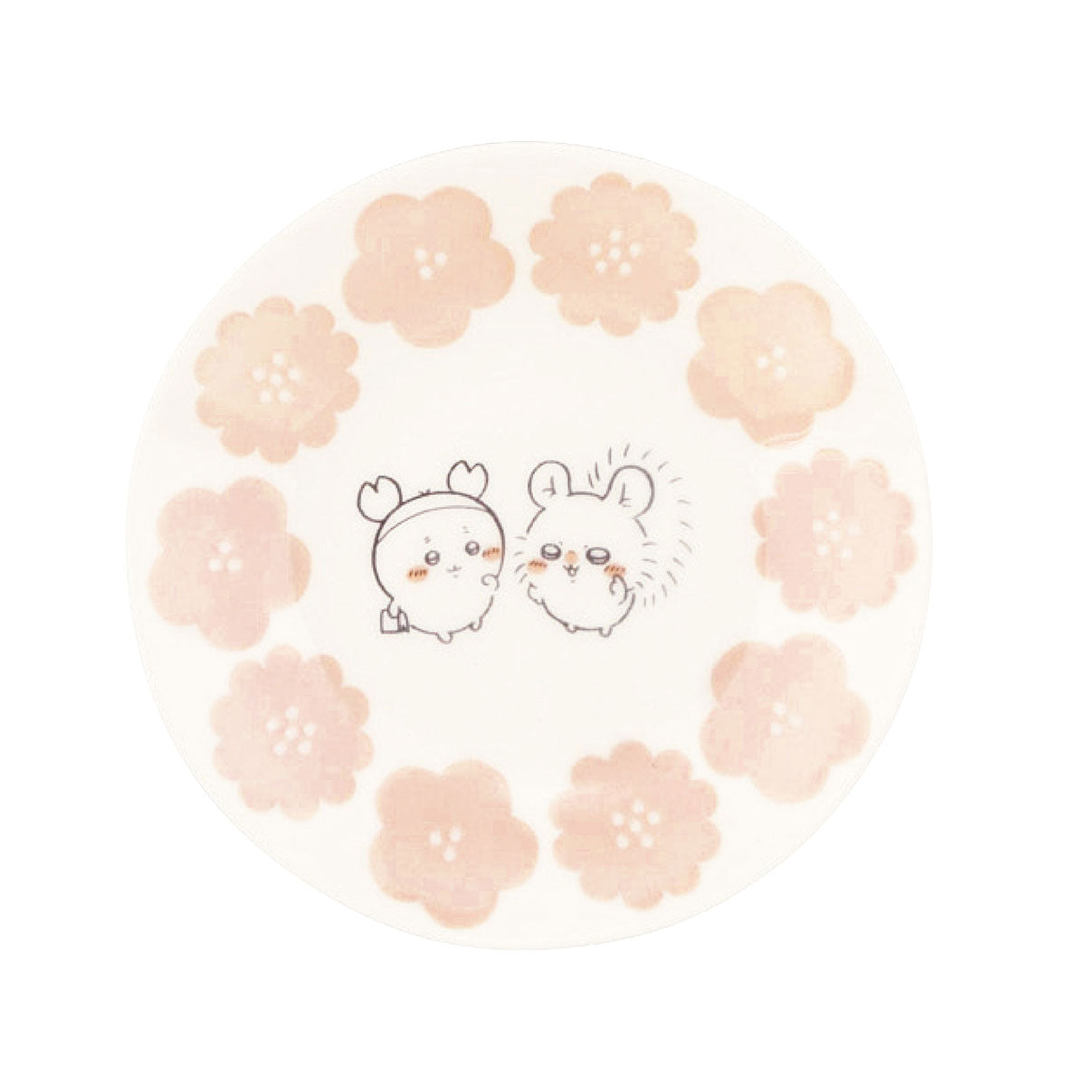 ちいかわ 13.5プレート ハッピーブロッサム（ピンク）