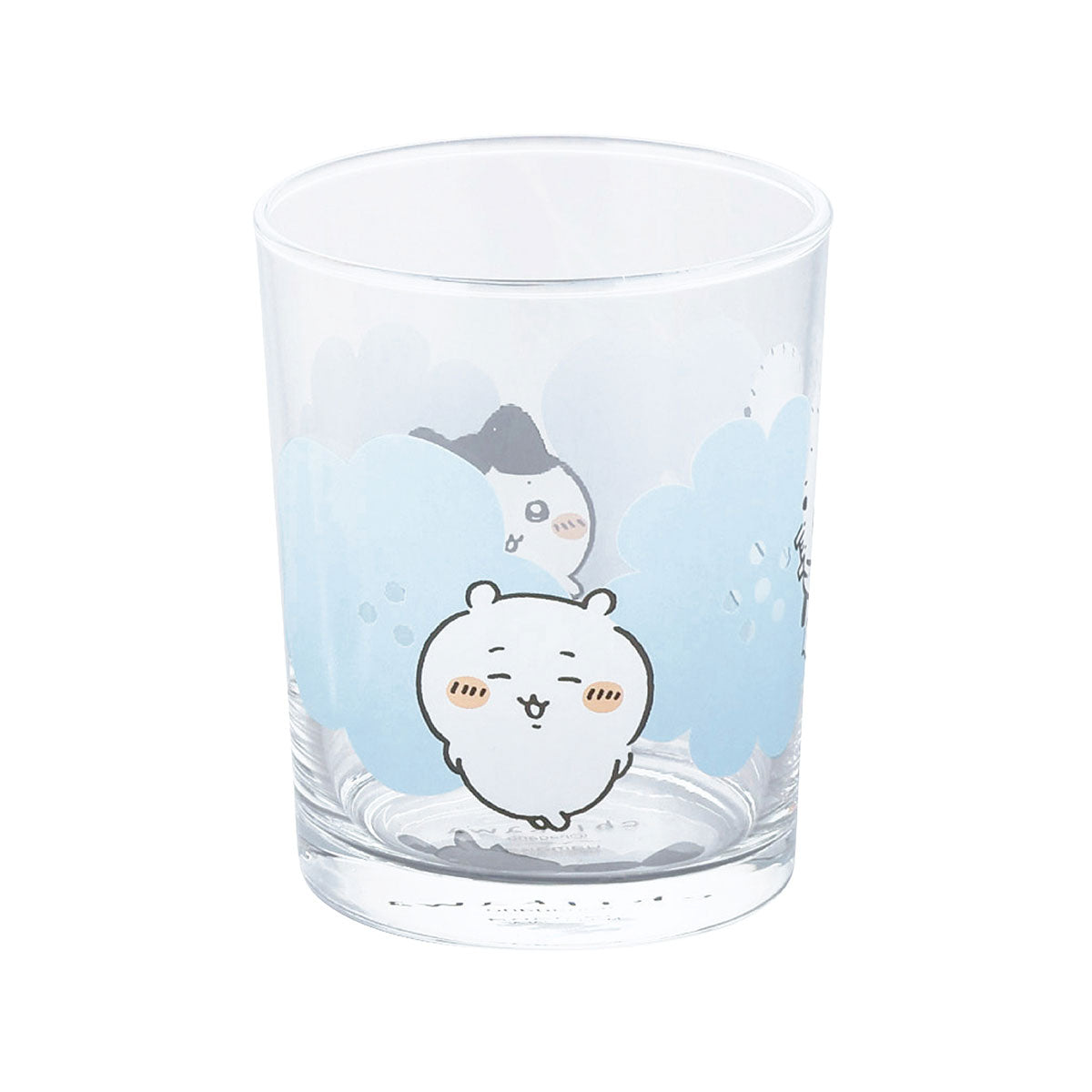 ちいかわ ガラスタンブラー ハッピーブロッサム（ブルー）