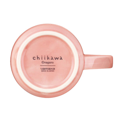 ちいかわ コースター付マグ ハッピーブロッサム（ピンク）