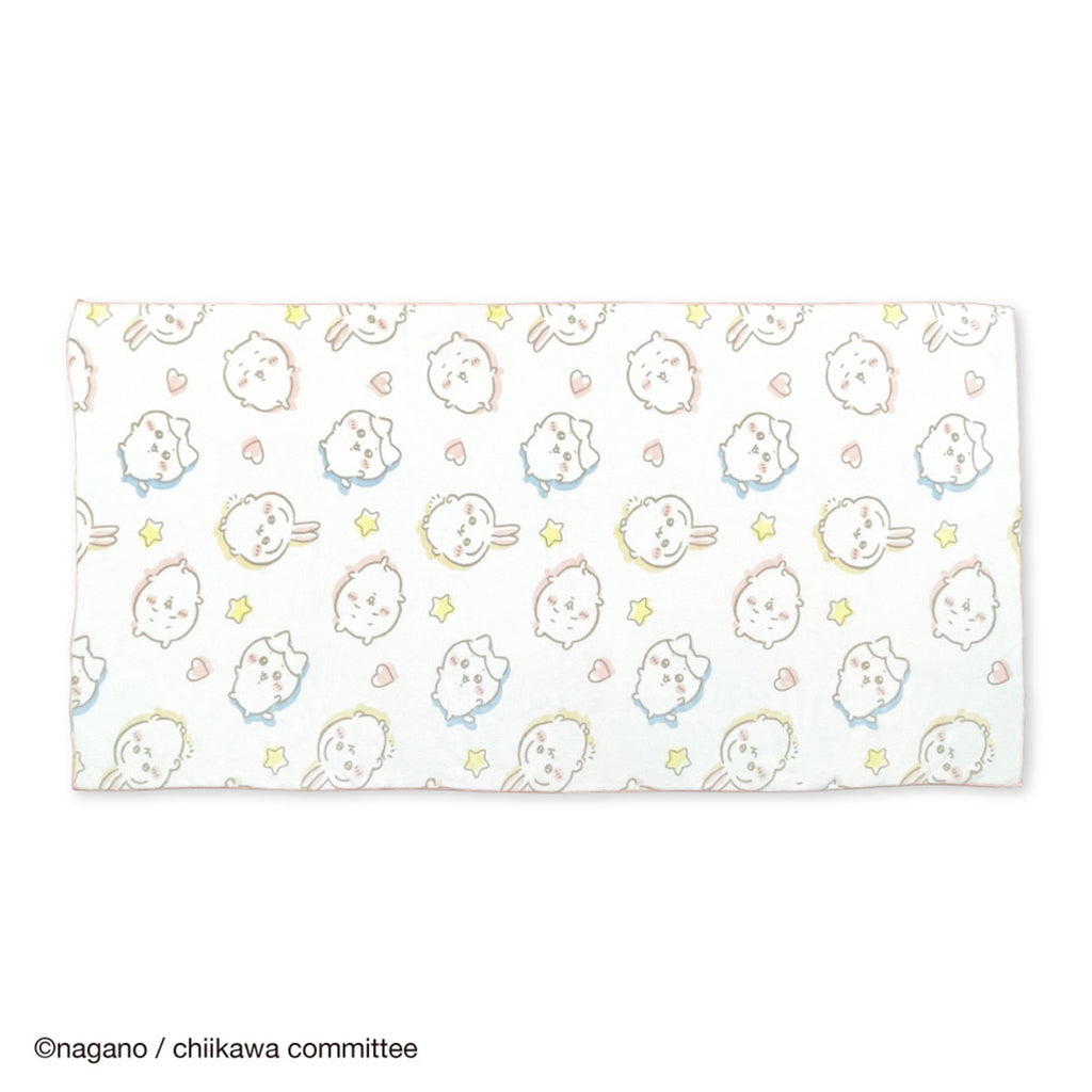 Chiikawa Fast Dry Bath towel (Heart & Star)