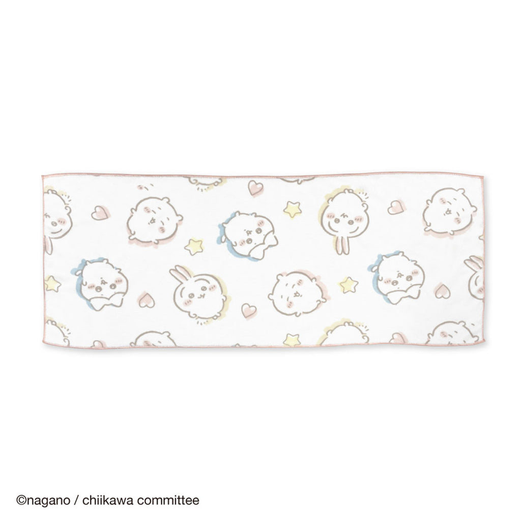 Chikawa Fast Dry Face Towel (Heart & Star)