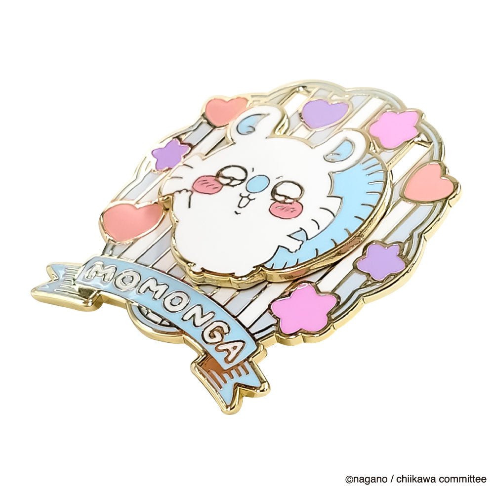 Chiikawa Large Gimmick Pin Badge (Momonga) | Chiikawa Market