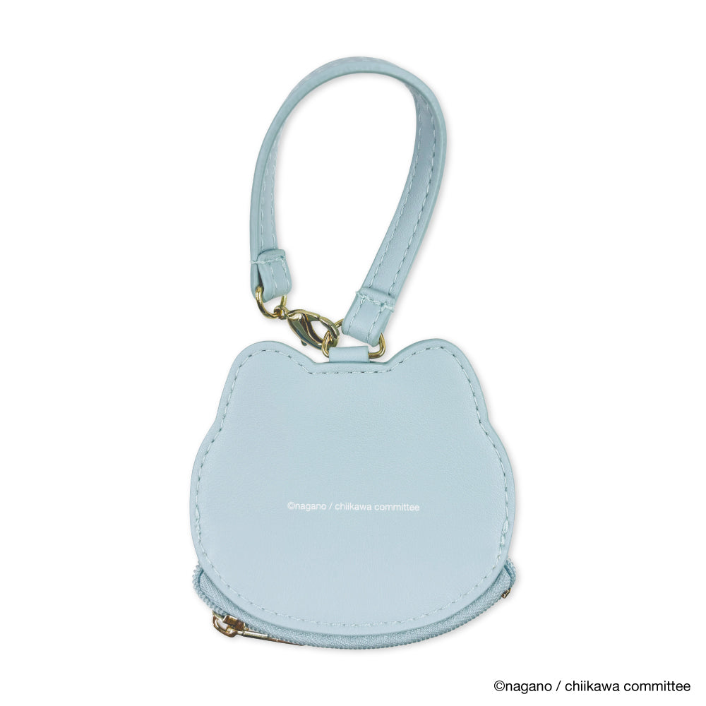 ちいかわ おかおサガラミニポーチ（ハチワレ）