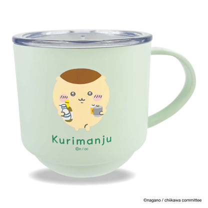 ちいかわ スタッキング蓋つきステンレスマグ（くりまんじゅう）