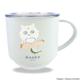 吉伊卡哇 可堆疊帶蓋不鏽鋼馬克杯 (那孩子)