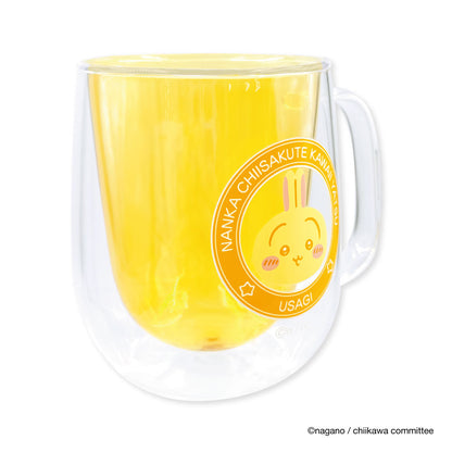 ちいかわ ダブルウォールグラス（うさぎ）