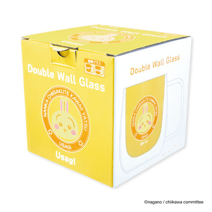 ちいかわ ダブルウォールグラス（うさぎ）