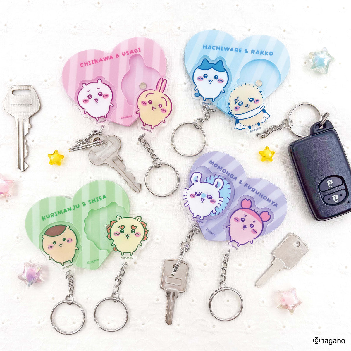 ちいかわ ただいまキーホルダー（ちいかわ＆うさぎ）