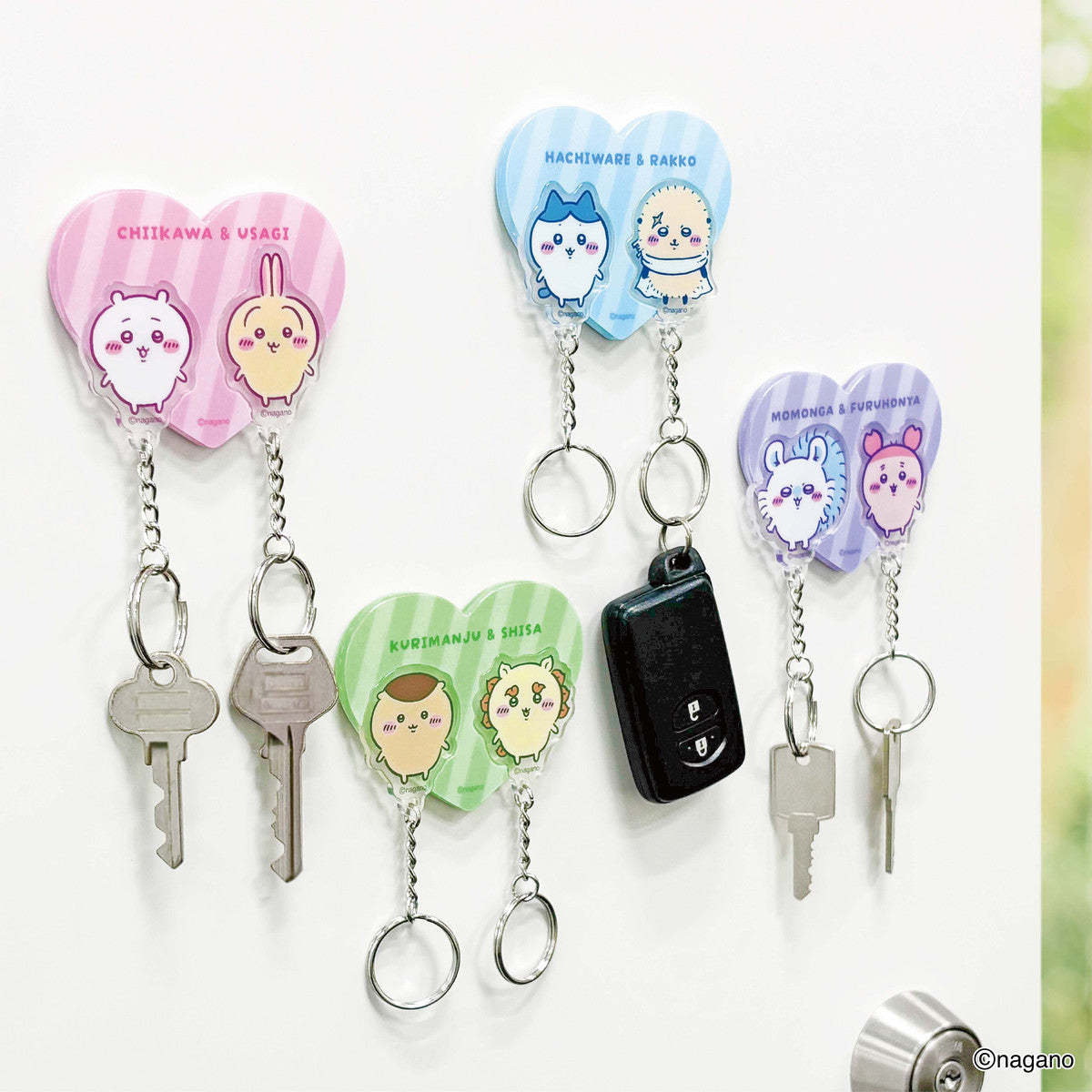 ちいかわ ただいまキーホルダー（ハチワレ＆ラッコ） | ちいかわ