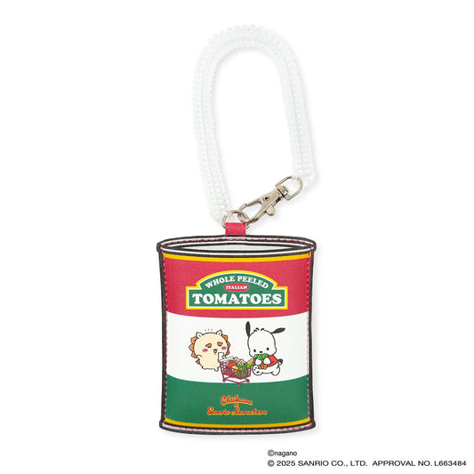 Chiikawa × Sanrio Characters Faux Die-cut Pass Case (Shisa & Pochacco)