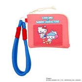 Chiikawa × Sanrio Characters Compact Wallet (Hachiware & Hello Kitty)