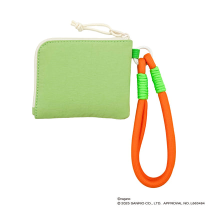 Chiikawa × Sanrio Characters Compact Wallet (Shisa & Pochacco)