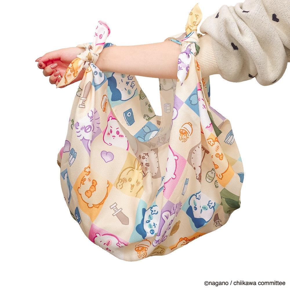 吉伊卡哇 防水布巾 (市松纹样)