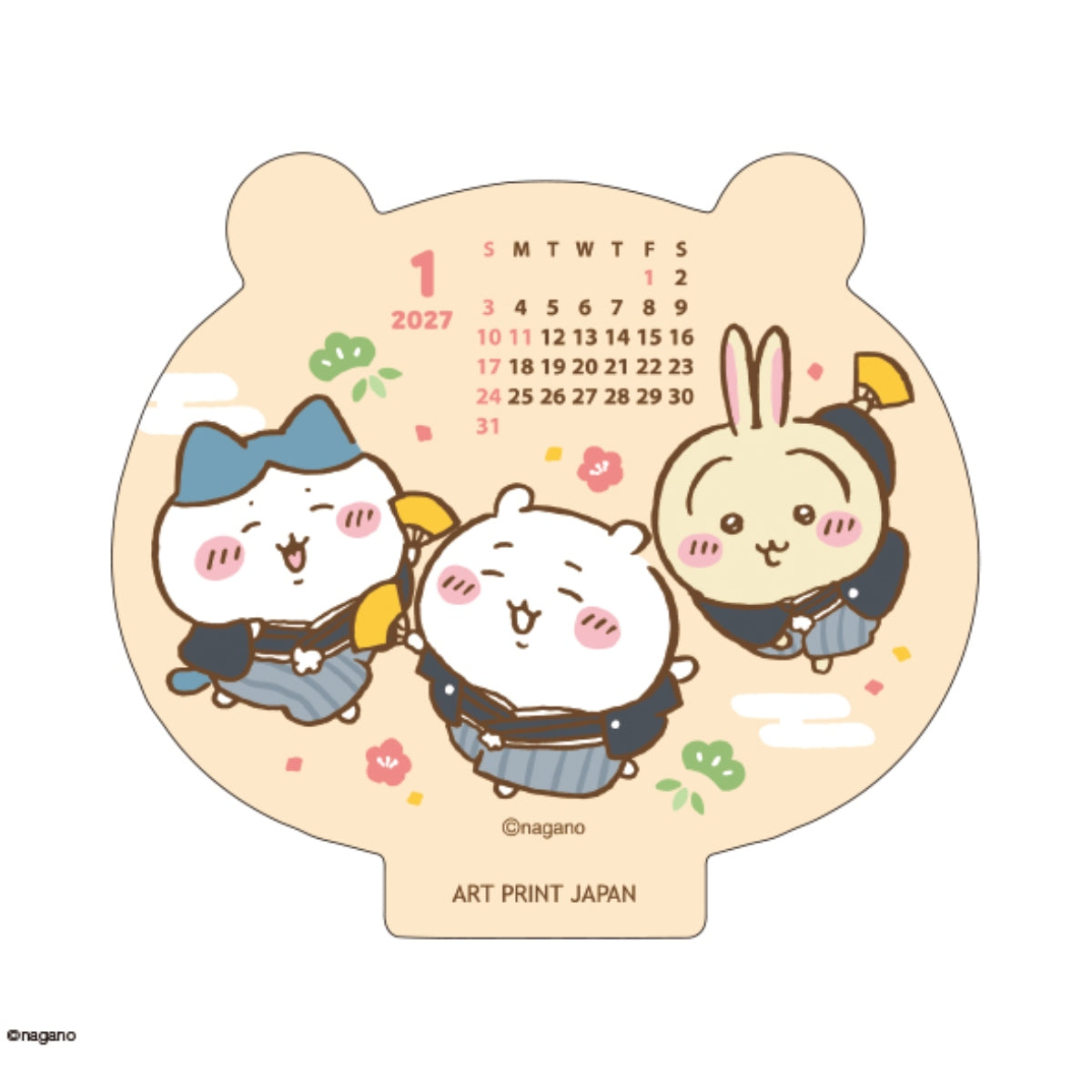 ちいかわ ダイカット卓上カレンダー 2027
