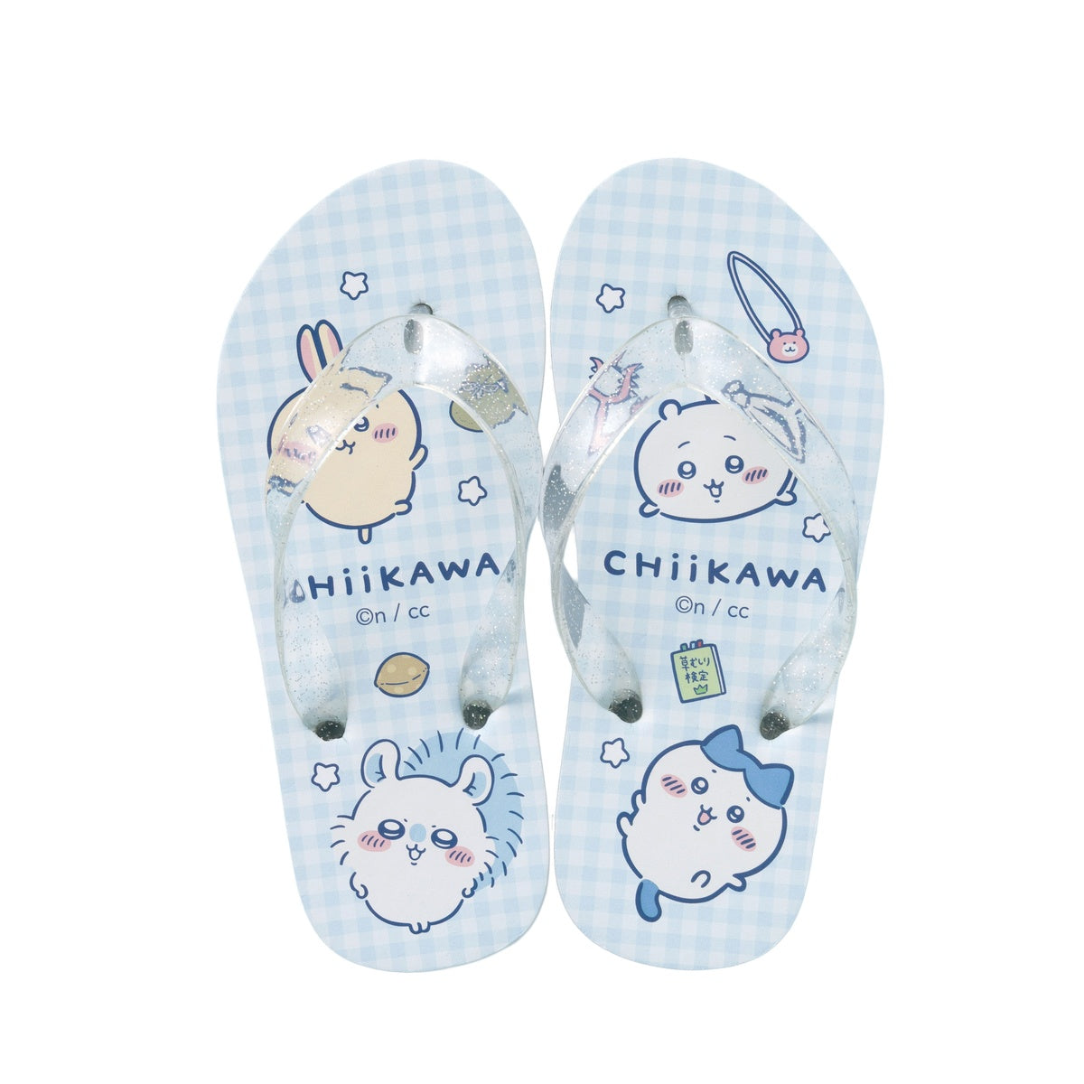 Chiikawa Anime "Chiikawa" Flat Sandals (Blue)