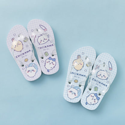 Chiikawa Anime "Chiikawa" Flat Sandals (Blue)