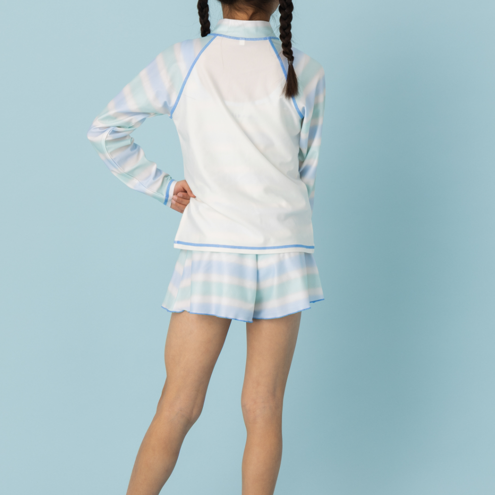 Chiikawa Anime "Chiikawa" Girl's Rash Guard S (120cm Purple)