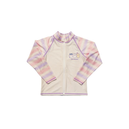Chiikawa Anime "Chiikawa" Girl's Rash Guard S (120cm Purple)