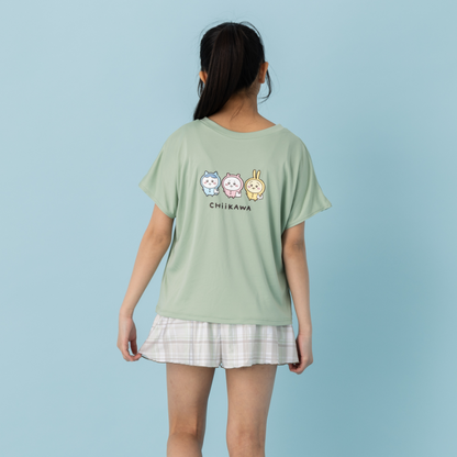 ちいかわ アニメ『ちいかわ』 女児大寸水着 BLUE