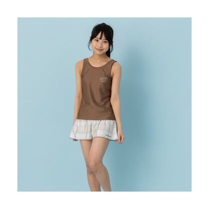 Chiikawa Anime "Chiikawa" Girl's Swimsuit L (Green)