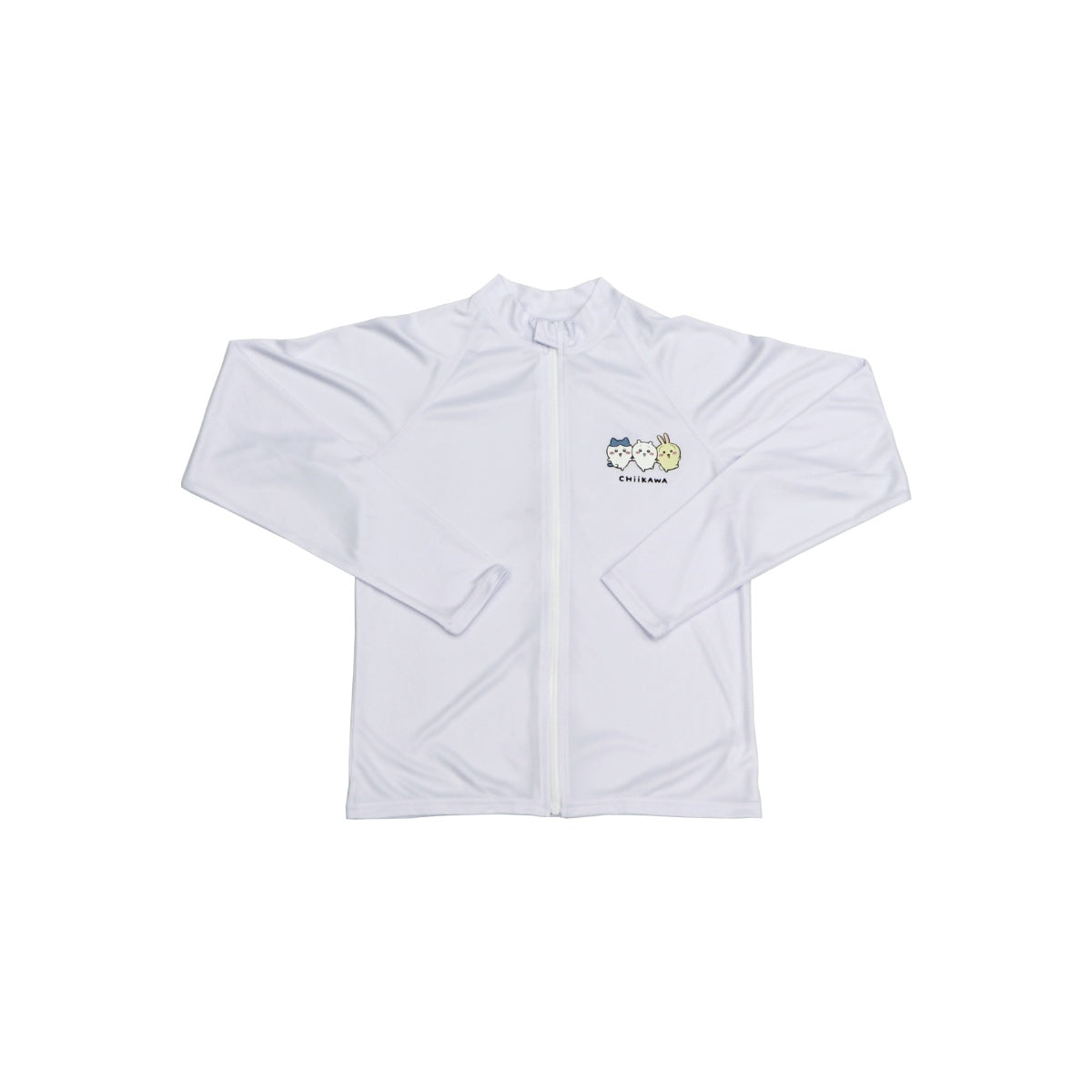 Chiikawa Anime "Chiikawa" Girl's Rash Guard L (White)