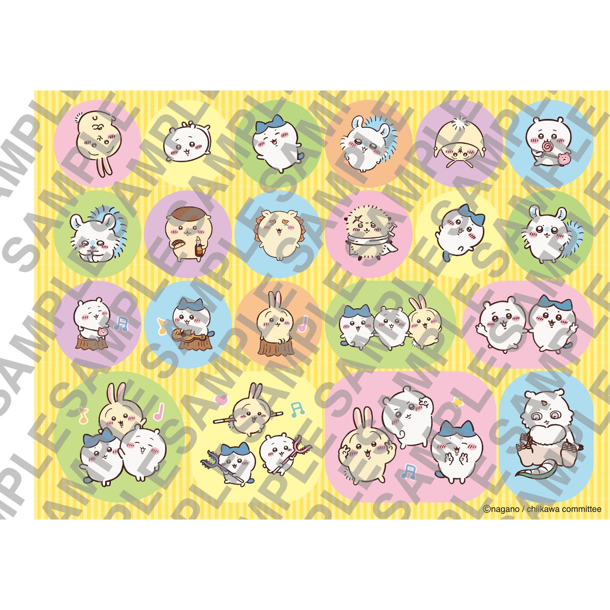 Chiikawa Anime "Chiikawa" Music Notebook 1 w/Stickers (4-Stave)