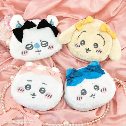 ちいかわ ダイカットフェイスポーチ（うさぎリボン）