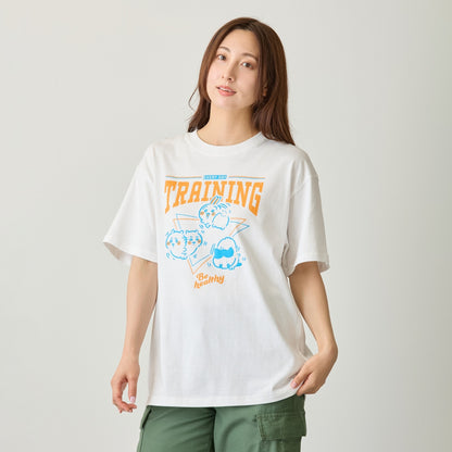 ちいかわ Tシャツ TRAINING（トリオ）ホワイト