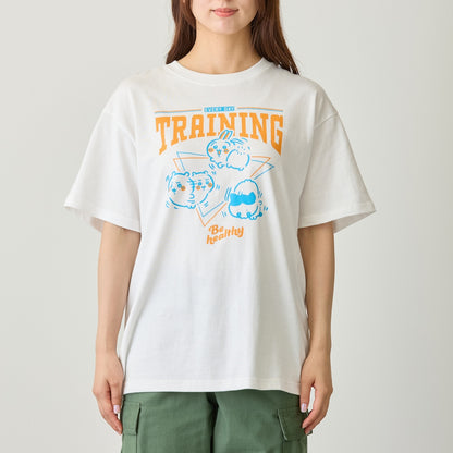 ちいかわ Tシャツ TRAINING（トリオ）ホワイト