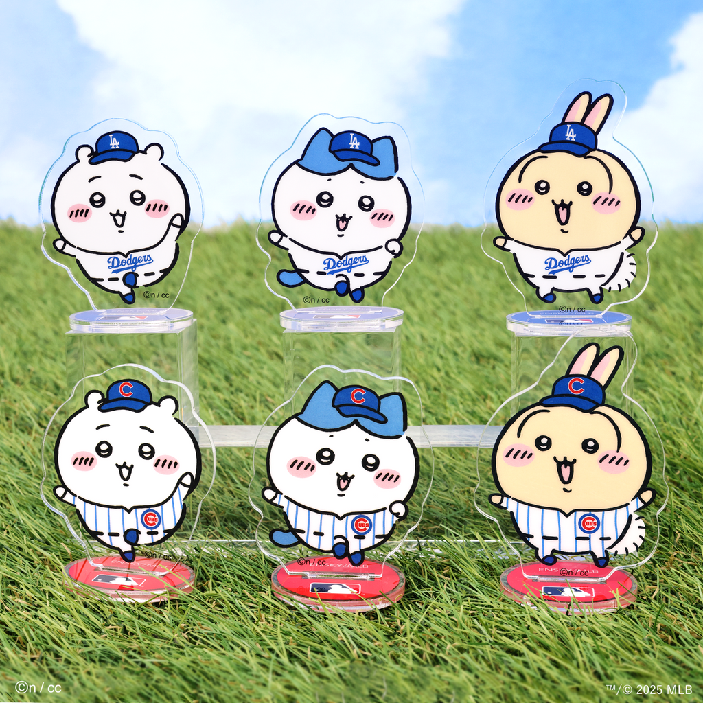 ちいかわ×MLB TOKYO SERIES アクリルスタンド②ハチワレ（ドジャース）