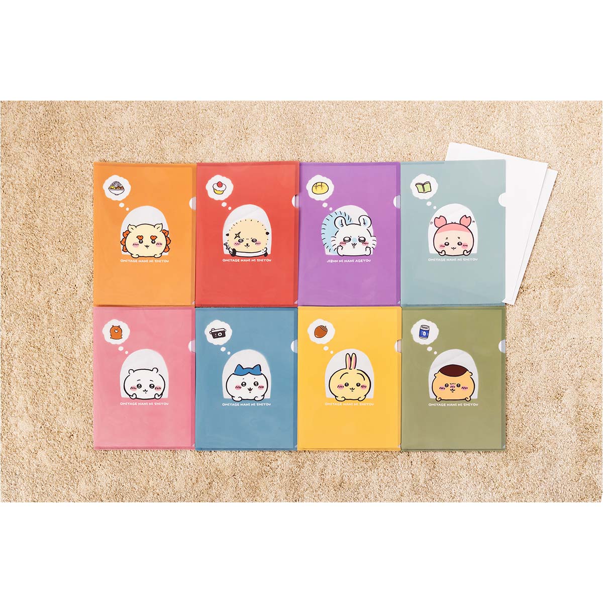 ちいかわ 東京みやげ クリアファイル（窓からシーサー）