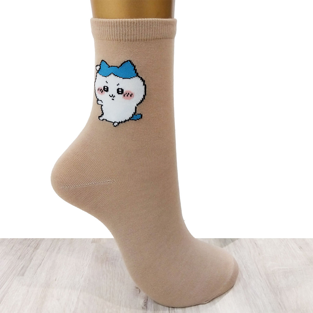 Chiikawa Crew Socks (Chikawa Hachiware Katsukami) For Ladies