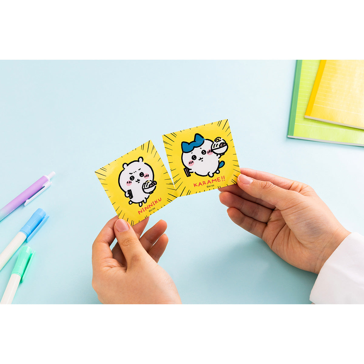 吉伊卡哇  東京特產 切割式！雙人貼紙（拉麵）