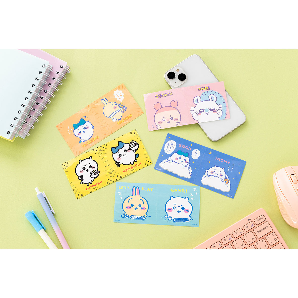 吉伊卡哇  東京特產 切割式！雙人貼紙（拉麵）