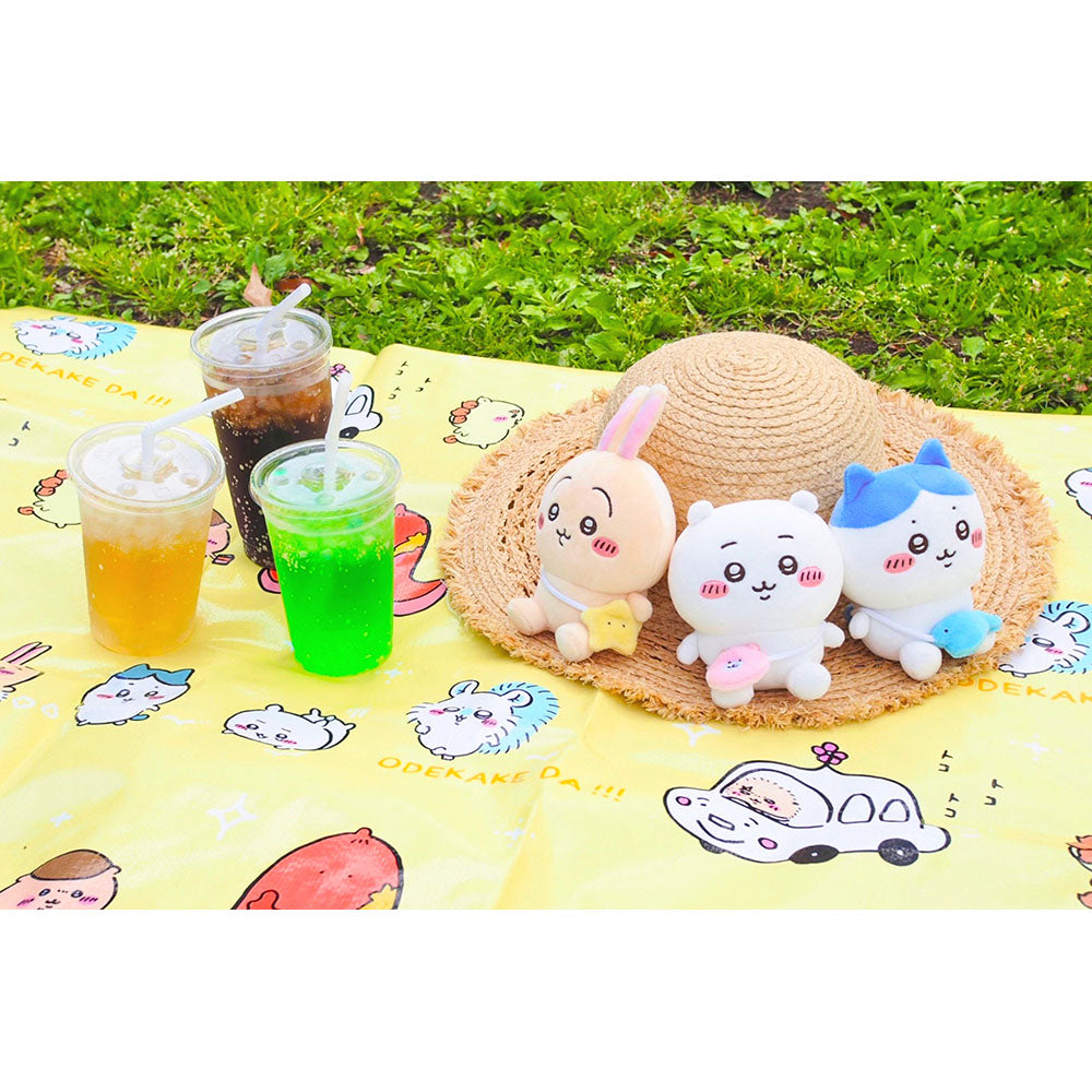 Chiikawa Excited to Go Out! Sitting Mini Plush (Usagi)